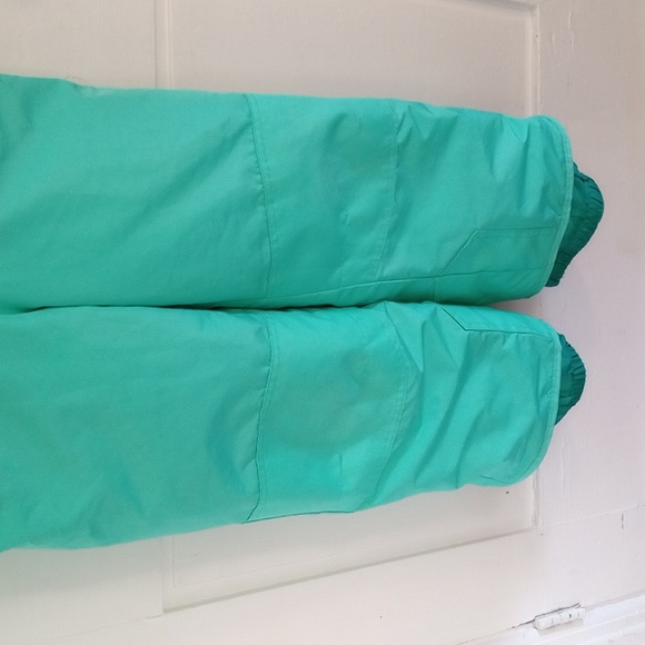 Girls Champion teal snow pants size medium 7/8 - Picture 3 of 7